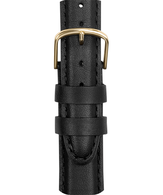 correas | Timex Correa de cuero de 18 mm. negro/liso unisexo Z8X2483