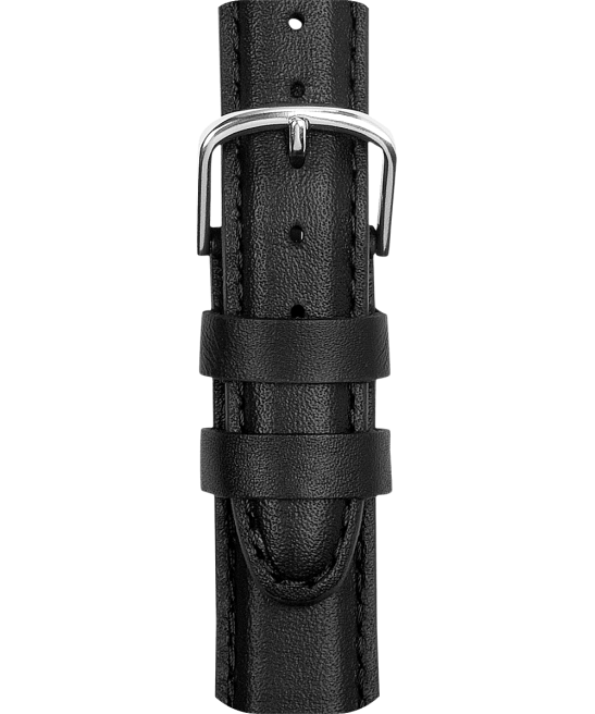 correas | Timex Correa de cuero de 18 mm. negro unisexo Z8X2464