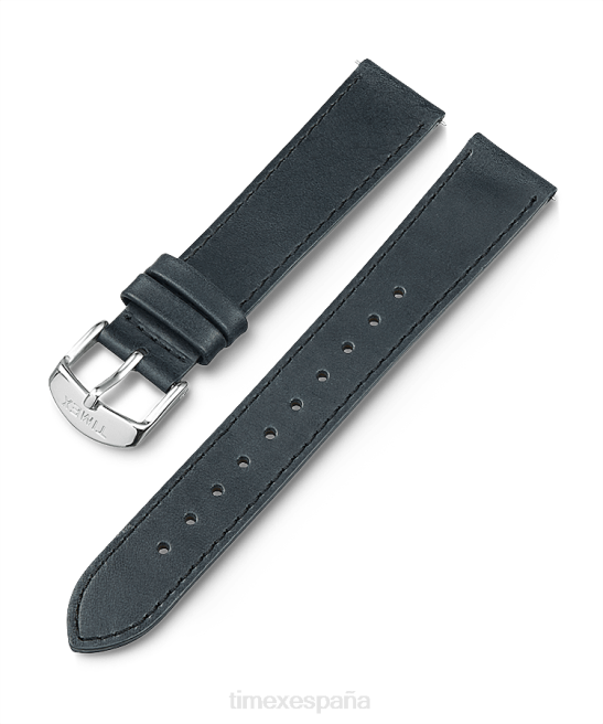 correas | Timex Correa de cuero de 18 mm. negro unisexo Z8X2478
