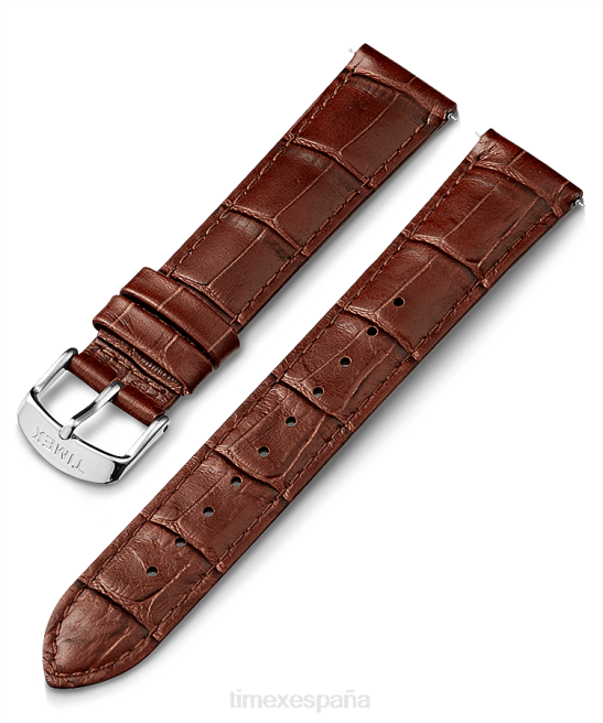correas | Timex Correa de cuero de 20 mm. marrón unisexo Z8X2433