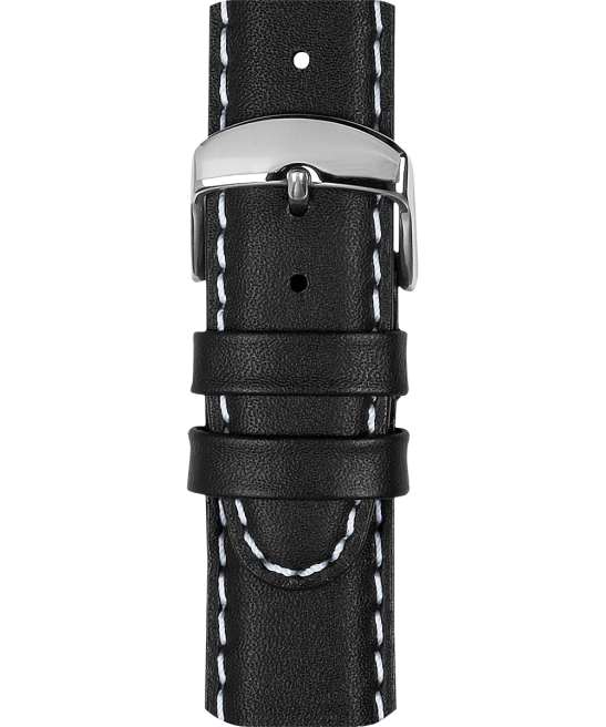 correas | Timex Correa de cuero de 20 mm. negro unisexo Z8X2431