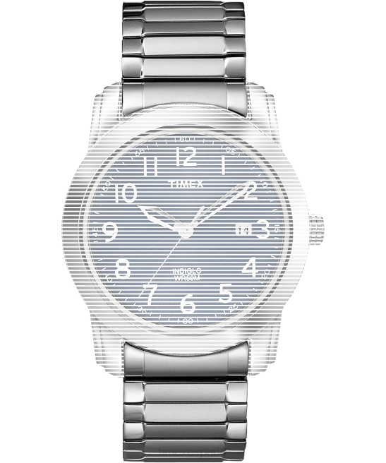 correas | Timex Correa de repuesto para Highland Street. tono plateado unisexo Z8X2569
