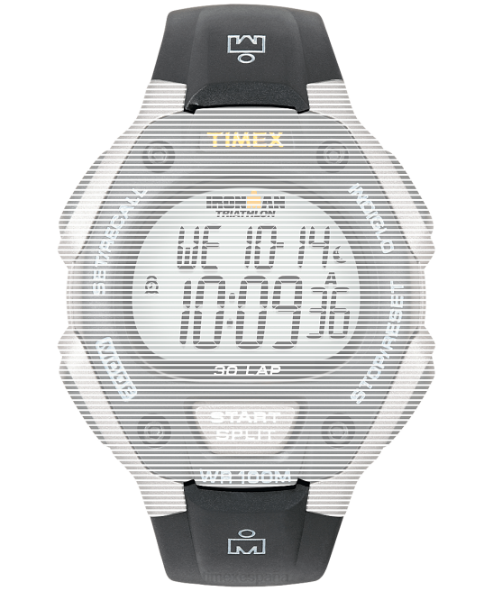 correas | Timex Correa de repuesto para Ironman Classic 30 de tamaño completo. negro unisexo Z8X2691