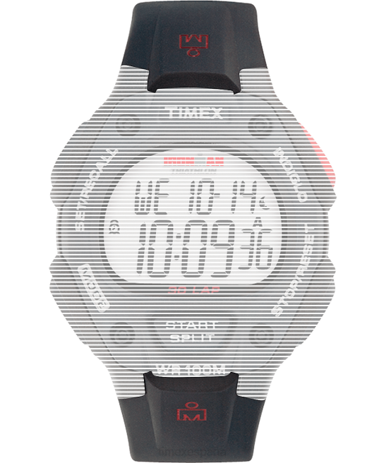correas | Timex Correa de repuesto para Ironman Classic 30 de tamaño completo. negro unisexo Z8X2699