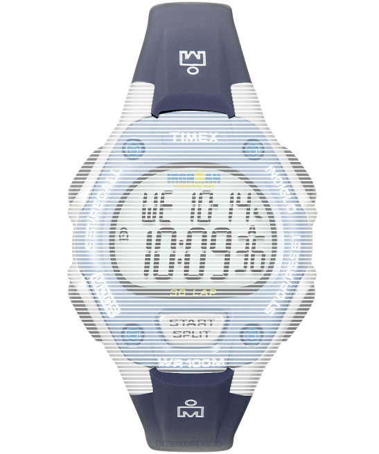 correas | Timex Correa de repuesto para Ironman Classic 30 de tamaño medio. azul unisexo Z8X2709