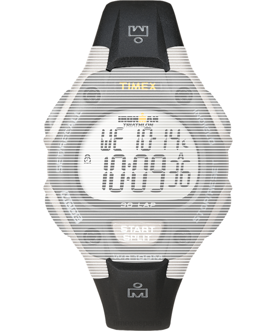 correas | Timex Correa de repuesto para Ironman Classic 30 de tamaño medio. negro unisexo Z8X2712