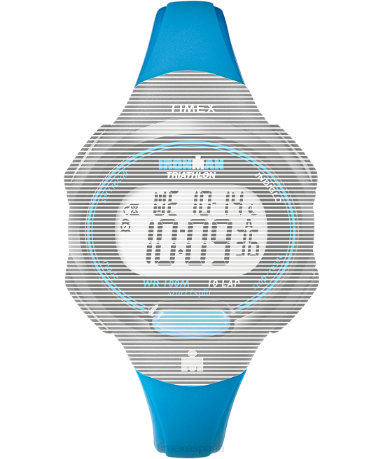 correas | Timex Correa de repuesto para Ironman Essential 10 de tamaño medio. azul unisexo Z8X2600