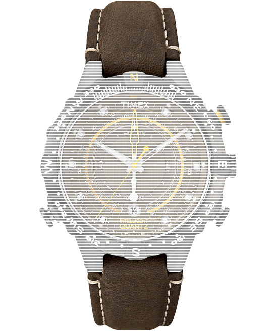 correas | Timex Correa de repuesto para brújula inteligente de cuarzo y temperatura. marrón unisexo Z8X2703