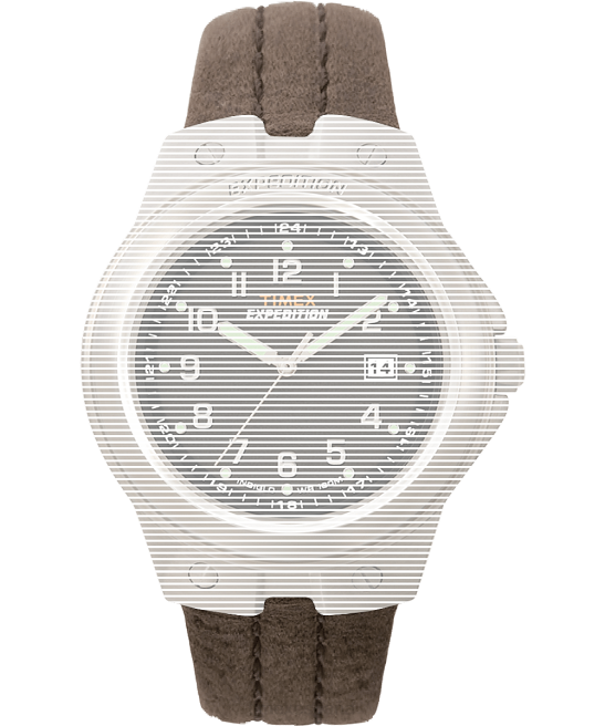 correas | Timex Correa de repuesto para campo de metal de expedición. marrón unisexo Z8X2556
