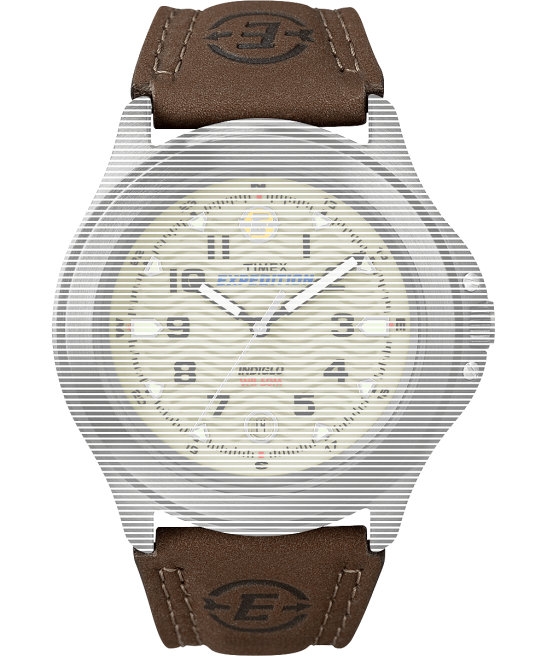 correas | Timex Correa de repuesto para campo de metal de expedición. marrón unisexo Z8X2642