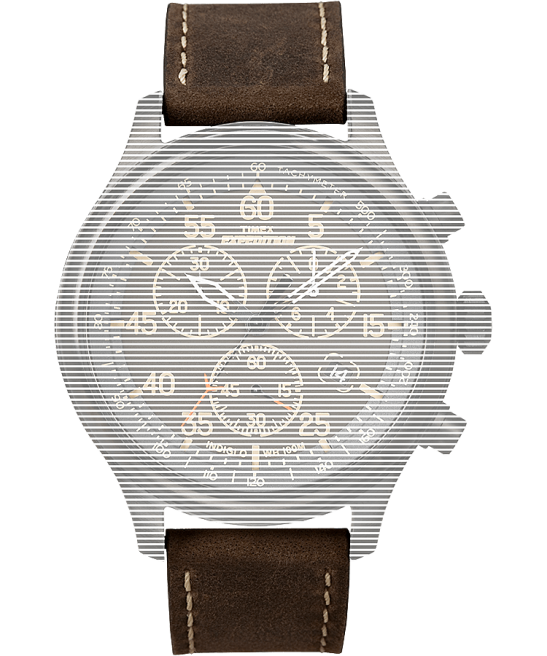 correas | Timex Correa de repuesto para cronógrafo de campo de expedición. marrón unisexo Z8X2571