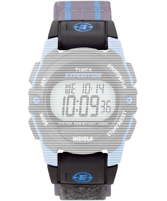 correas | Timex Correa de repuesto para crono/alarma/cronómetro de expedición. gris unisexo Z8X2637