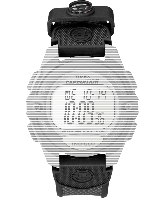 correas | Timex Correa de repuesto para crono/alarma/cronómetro de expedición. negro unisexo Z8X2678