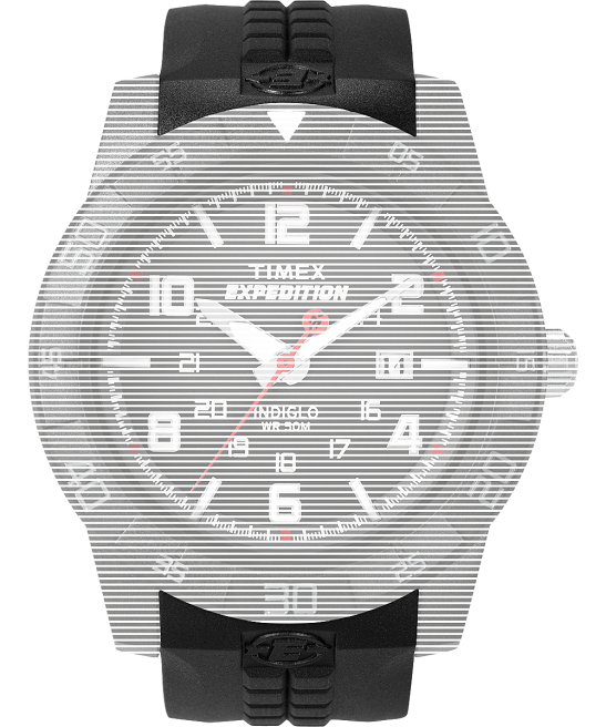 correas | Timex Correa de repuesto para el análogo de núcleo robusto Expedition. negro unisexo Z8X2677