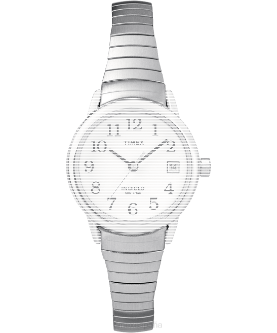 correas | Timex Correa de repuesto para fácil lectura. acero inoxidable unisexo Z8X2568