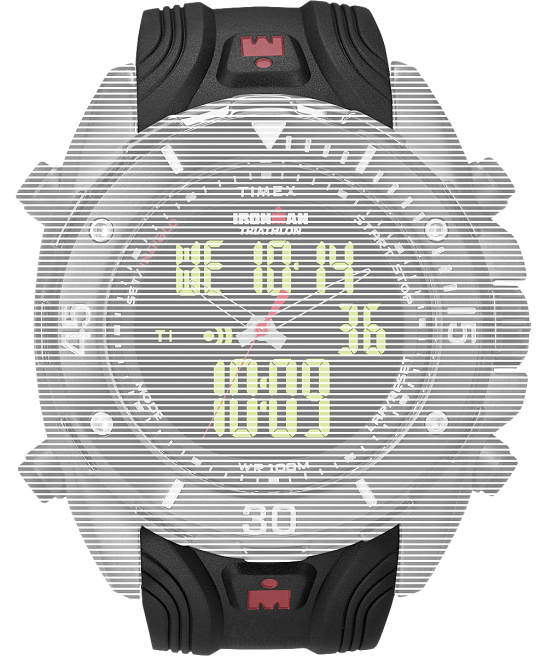 correas | Timex Correa de repuesto para ironman classic dual tech 42 de tamaño completo. negro unisexo Z8X2702