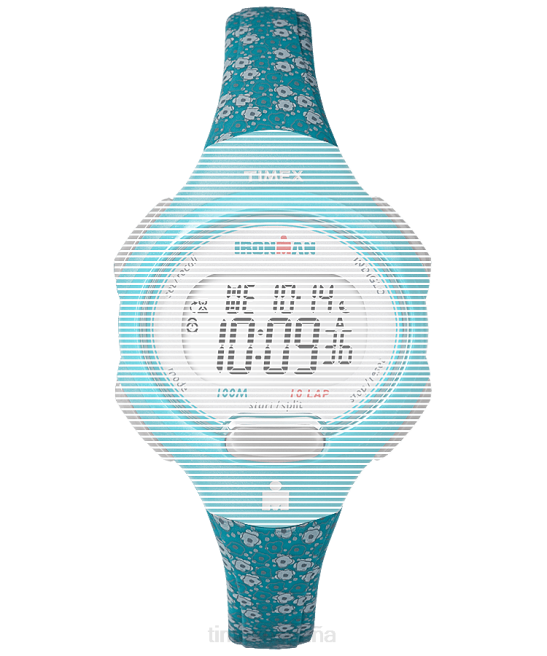 correas | Timex Correa de resina de repuesto de 12 mm para Ironman Essential 10 de tamaño mediano. azul unisexo Z8X2558