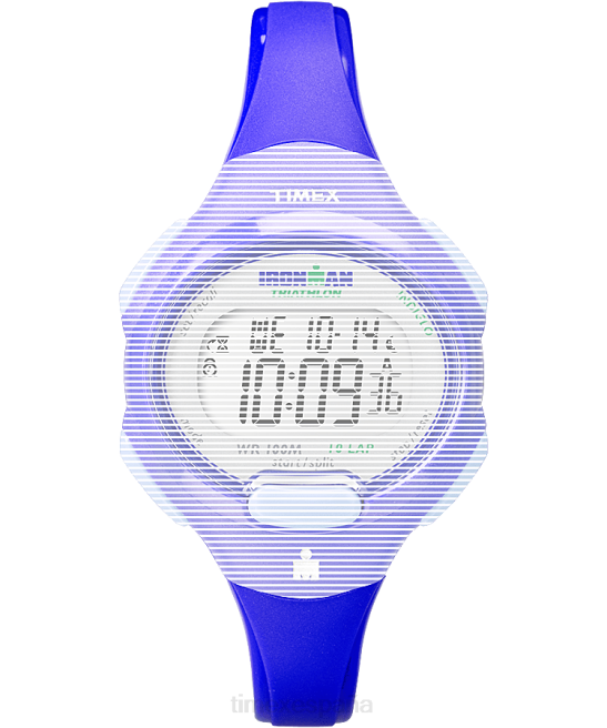 correas | Timex Correa de resina de repuesto de 12 mm para Ironman Essential 10 de tamaño mediano. azul unisexo Z8X2616