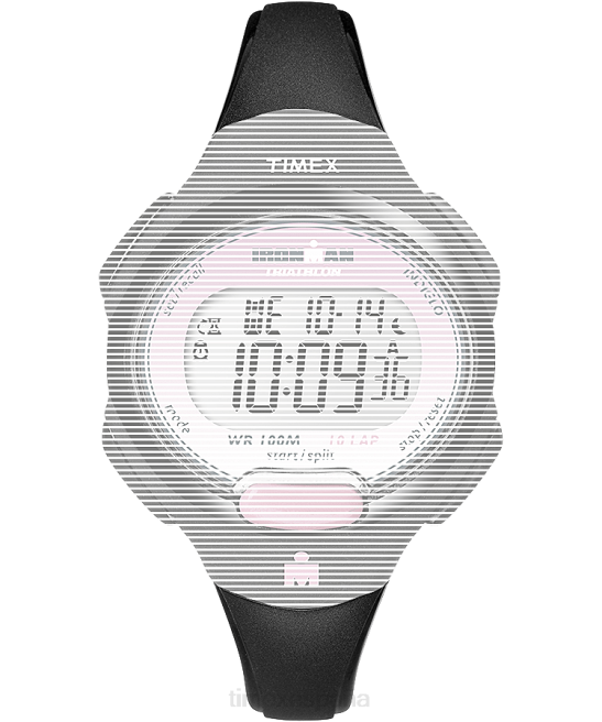 correas | Timex Correa de resina de repuesto de 12 mm para Ironman Essential 10 de tamaño mediano. negro unisexo Z8X2615