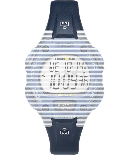 correas | Timex Correa de resina de repuesto de 14 mm para Ironman Classic 30 de tamaño mediano. azul unisexo Z8X2544