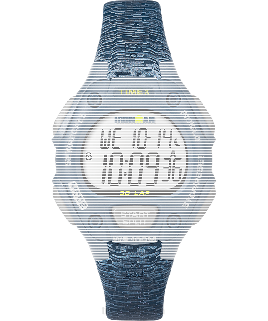 correas | Timex Correa de resina de repuesto de 14 mm para Ironman Classic 30 de tamaño mediano. azul unisexo Z8X2649