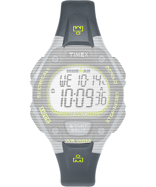 correas | Timex Correa de resina de repuesto de 14 mm para Ironman Classic 30 de tamaño mediano. gris unisexo Z8X2644