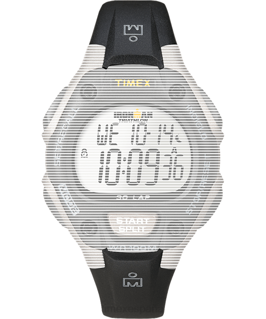 correas | Timex Correa de resina de repuesto de 14 mm para Ironman Classic 30 de tamaño mediano. negro unisexo Z8X2624