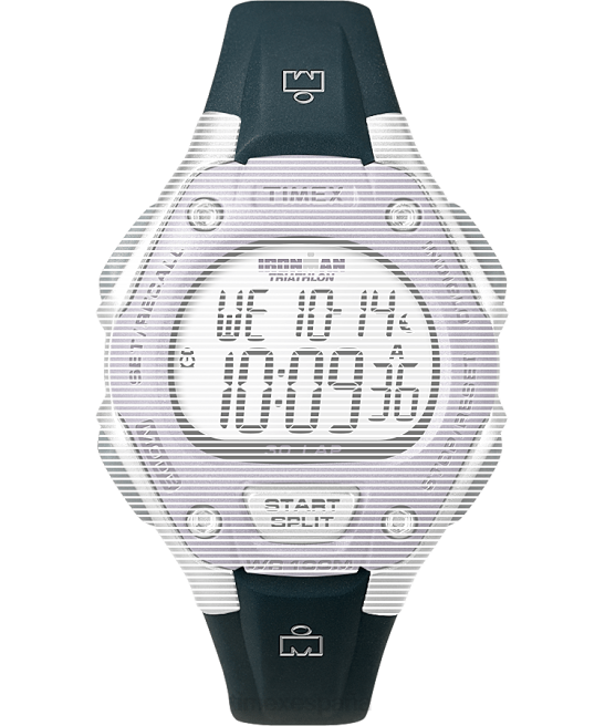 correas | Timex Correa de resina de repuesto de 14 mm para Ironman Classic 30 de tamaño mediano. negro unisexo Z8X2646