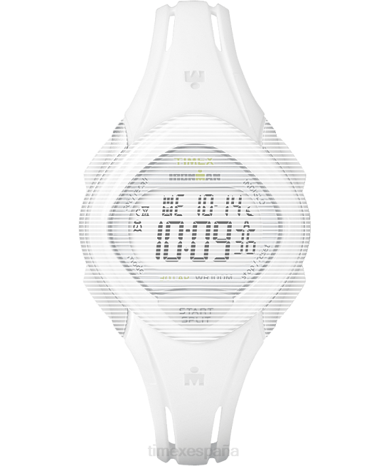 correas | Timex Correa de resina de repuesto de 16 mm para Ironman Sly 30 de tamaño mediano. blanco unisexo Z8X2547