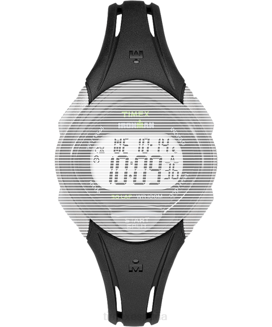 correas | Timex Correa de resina de repuesto de 16 mm para Ironman Sly 30 de tamaño mediano. negro unisexo Z8X2592