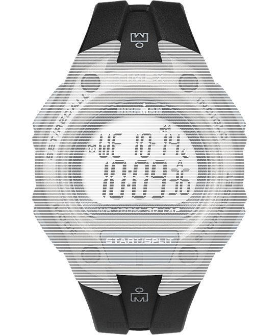 correas | Timex Correa de resina de repuesto de 18 mm para Ironman Classic 30 de gran tamaño. negro unisexo Z8X2704