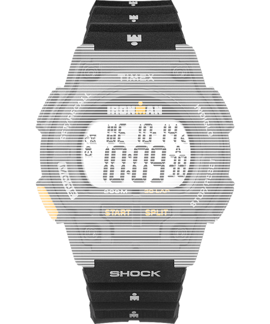 correas | Timex Correa de resina de repuesto de 18 mm para Ironman de 30 vueltas de tamaño completo. negro unisexo Z8X2666