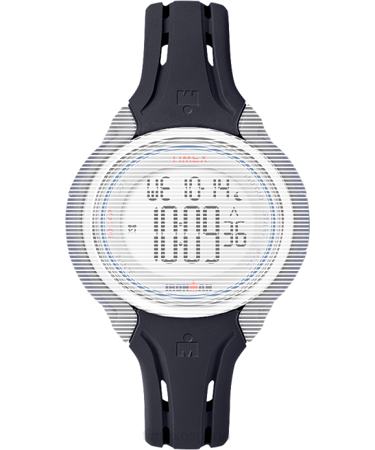 correas | Timex Correa de silicona de repuesto de 13 mm para Ironman Sly 50 de tamaño mediano. azul unisexo Z8X2576