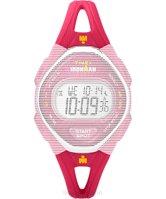 correas | Timex Correa de silicona de repuesto de 14 mm para Ironman Sly 50 de tamaño mediano. rosa unisexo Z8X2593