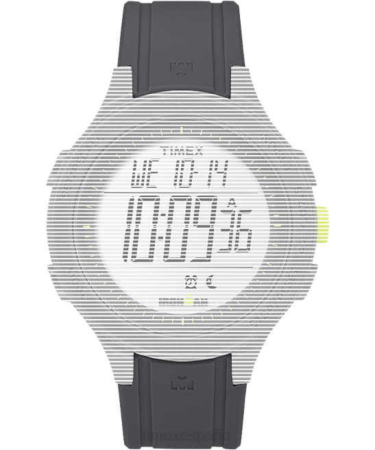 correas | Timex Correa de silicona de repuesto de 15 mm para Ironman Essential 30. gris unisexo Z8X2639