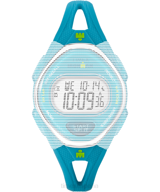 correas | Timex Correa de silicona de repuesto de 15 mm para Ironman Sly 50 de tamaño mediano. azul unisexo Z8X2609