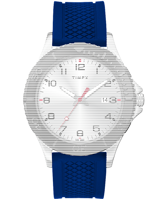 correas | Timex Correa de silicona de repuesto de 20 mm para Tribute Gamer. azul unisexo Z8X2588