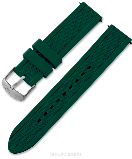 correas | Timex Correa de silicona de repuesto de 20 mm para Tribute Gamer. verde unisexo Z8X2587