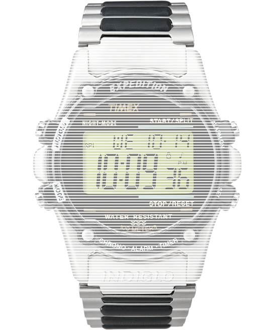correas | Timex correa de repuesto para expedición acero inoxidable unisexo Z8X2623