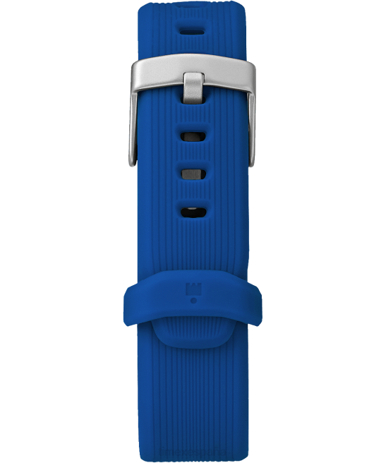 correas | Timex Correa de silicona de 21 mm. azul unisexo Z8X2695