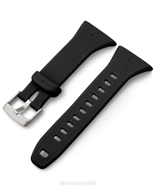 correas | Timex Correa de silicona de liberación rápida de 21 mm negro unisexo Z8X2681