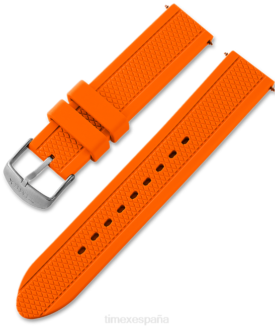 correas | Timex Correa de silicona de repuesto de 20 mm para Tribute Gamer. naranja unisexo Z8X2562