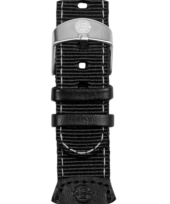 correas | Timex Tela de 16 mm con correa de cuero. negro unisexo Z8X2514