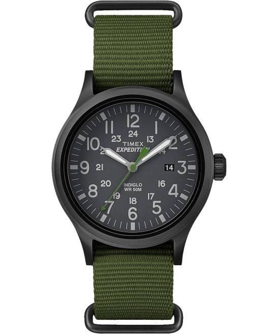 relojes | Timex Reloj Expedition Scout de 40 mm con correa de tela. verde negro hombres Z8X2304