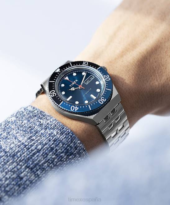 relojes | Timex Reloj automático m79 de 40 mm con pulsera de acero inoxidable. acero inoxidable/azul hombres Z8X253