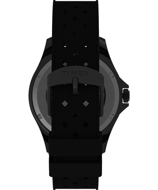 relojes | Timex Reloj navi xl automático de 41 mm con correa de caucho sintético negro hombres Z8X243