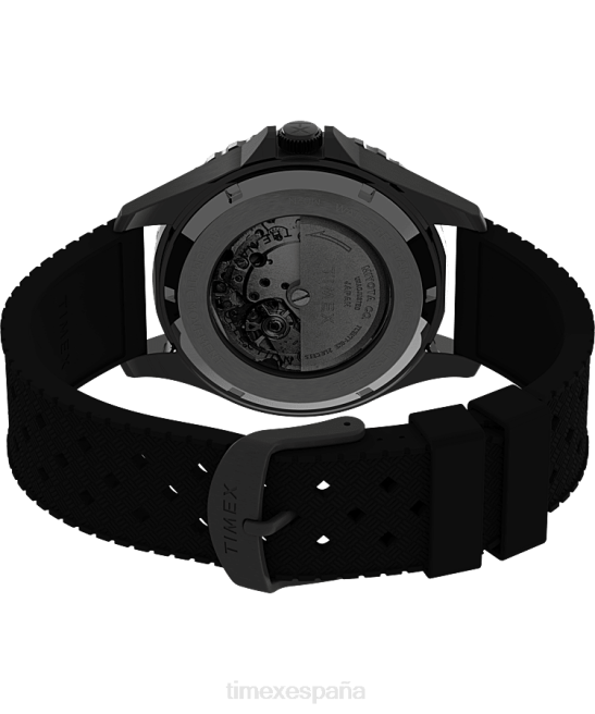 relojes | Timex Reloj navi xl automático de 41 mm con correa de caucho sintético negro hombres Z8X243