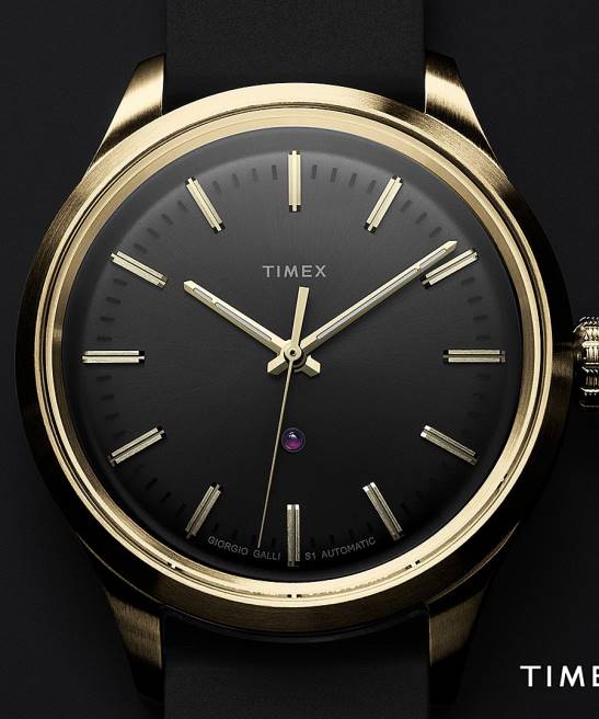 relojes | Timex giorgio galli s1 automático 38mm edición limitada tono dorado/negro hombres Z8X241