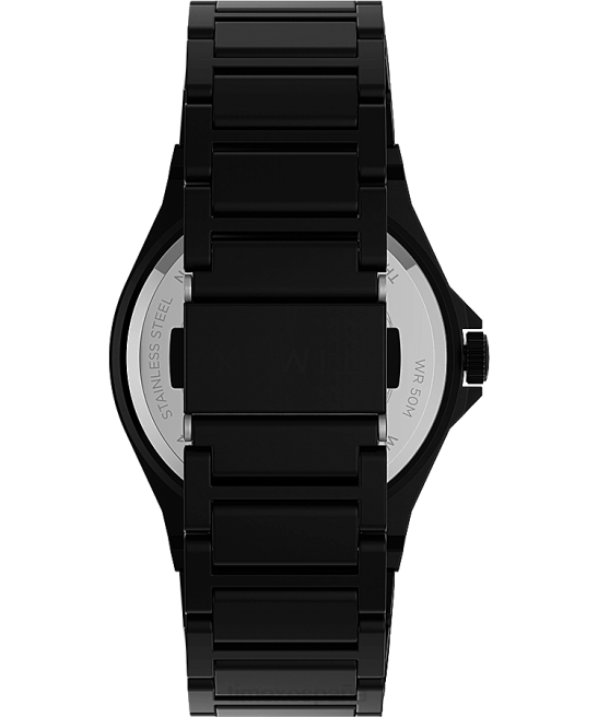 relojes | Timex Reloj Essex Avenue fino de 40 mm con pulsera de acero inoxidable negro hombres Z8X2173