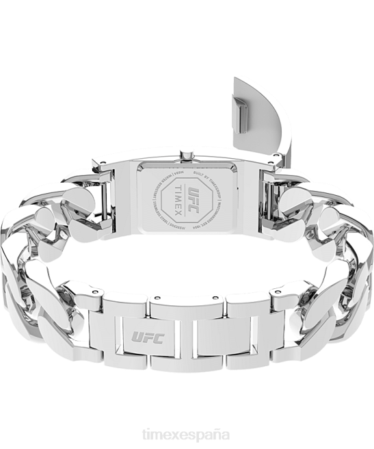 relojes | Timex Reloj con pulsera de identificación del campeonato de la UFC de 30 mm. tono plateado hombres Z8X2151